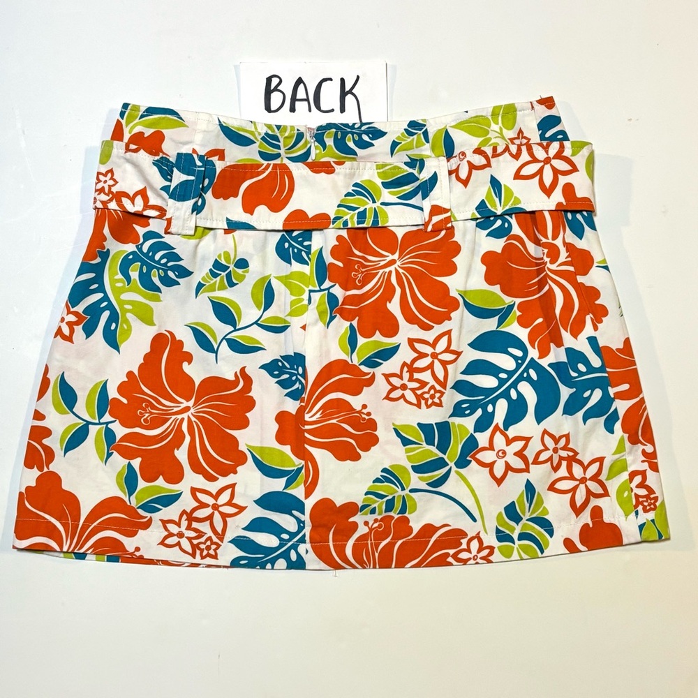 Herman Geist Tropical Floral Skort 6 - Picture 5 of 9